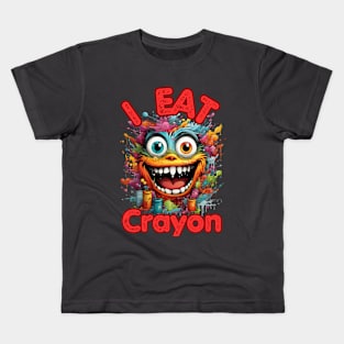 Crayon Eater Kids T-Shirt